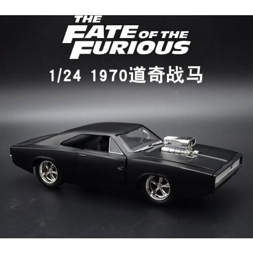 1/24 Fast&Furious Dodge Charger 1970 Car Model Diecast Alloy Horses Muscle Vehicle Models Toy Gift For Collection