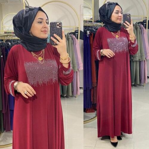 Muslim Hijab Dress with Prayer Abaya Khimar Djellaba Femme Jibab Dubai Saudi Arabia Islam Clothes Women Kaftan Robe
