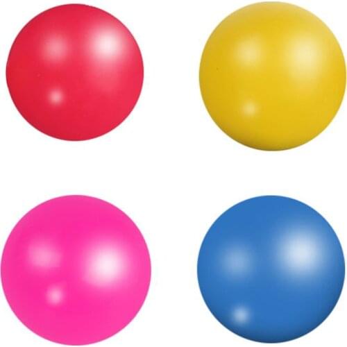 45mm Stick Ball Flying Target Wall Ball Toys Suction Decompression Vent Gift Catch Throw Ceiling Tossing Stress Relief Kids Play