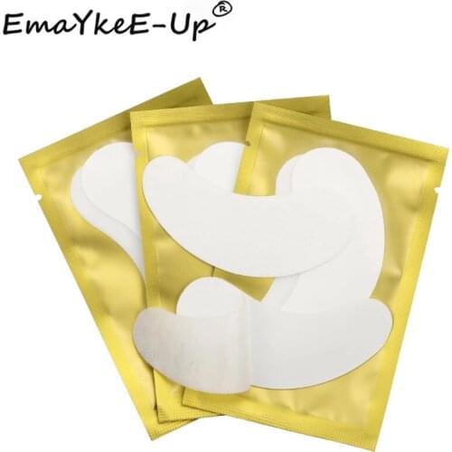 50/100pair Eyelashes Patches Eye Patches Eyelash Extension Under Eye Lash Pads Lash Paper Patch Eye Tips Sticker Wraps
