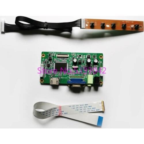 Fit LTN156HL01-101/102/104/702/801 EDP-30Pins notebook PC panel 15.6" 1920*1080 VGA display controller driver board DIY kit
