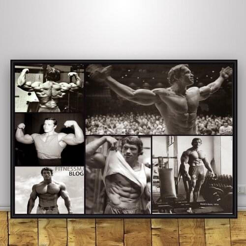 Poster Arnold Schwarzenegger Bedroom Decor Wall Pictue for Boys Dorm Room Decor Home Decor Gym Decorative Canvas Painting