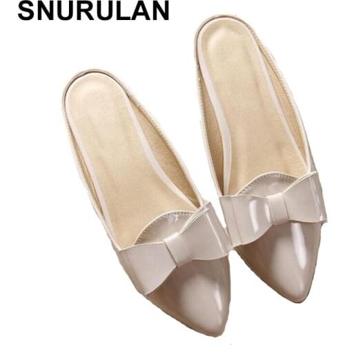 SNURULAN Large sizes 33-43; summer womens slippers on a flat sole; casual shoes; 2018 womens shoes without a backdrop