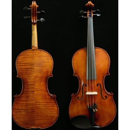 ACTUAL PHOTO Impressive Master Violin Fabulous Sound Stradivari Model Anti-oil Varnish