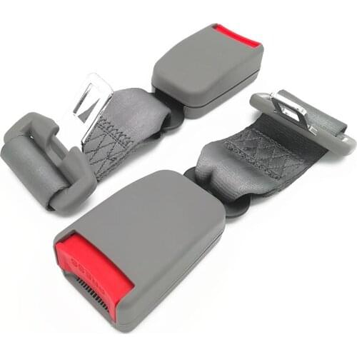 2 Pieces 9'' Car Seat Seatbelt Adjustable Safety Belt Extender Extension 7/8" Buckle