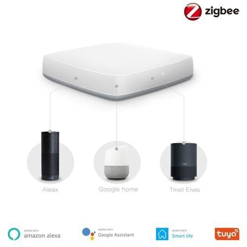 Tuya Smart Hub ZigBee Wireless Wifi Gateway Bridge Smart Home Controller App Voice Remote Control Works With Alexa Google Home