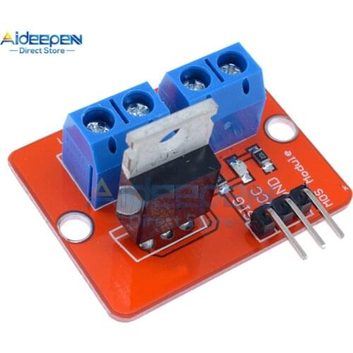 0-24V Top Mosfet Button IRF520 MOS Driver Module For Arduino MCU ARM For Raspberry pi