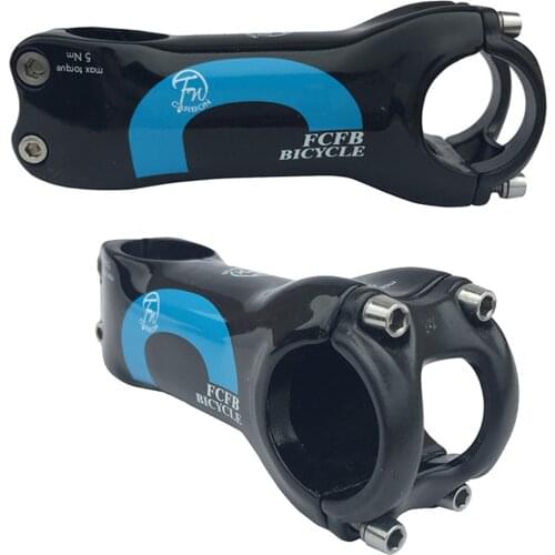 Fast shipping FCFB FW blue C-shaped carbon stem bike bicycles parts mtb stem cycling parts 70/80/90/100/110/120/130mm