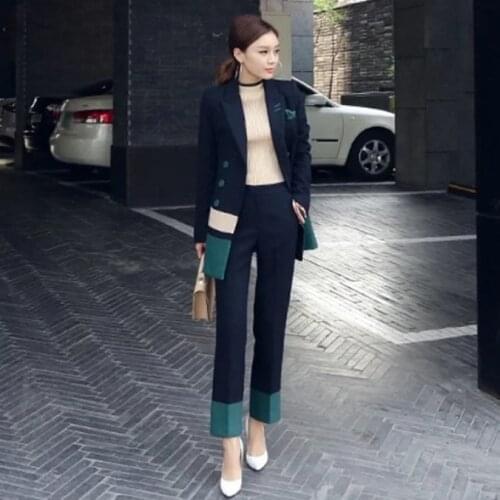 YaSuGuoJi Women's Stylish Trouser Suits