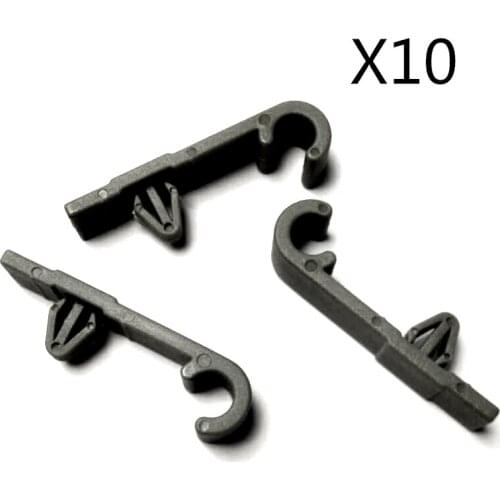 10x Nylon Fit For Honda Windshield Washer Tube Retainer Clip
