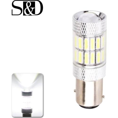 1157 BAY15D P21/5W CANBUS OBC Fog Driving Tail Turn Reverse Brake No Error Free Super Bright LED Car Light Bulb Auto Lamp 33SMD