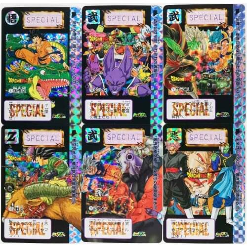 12pcs/set Super Saiyan Dragon Ball Z This bullet special Heroes Battle Card Ultra Instinct Goku Vegeta Game Collection Cards