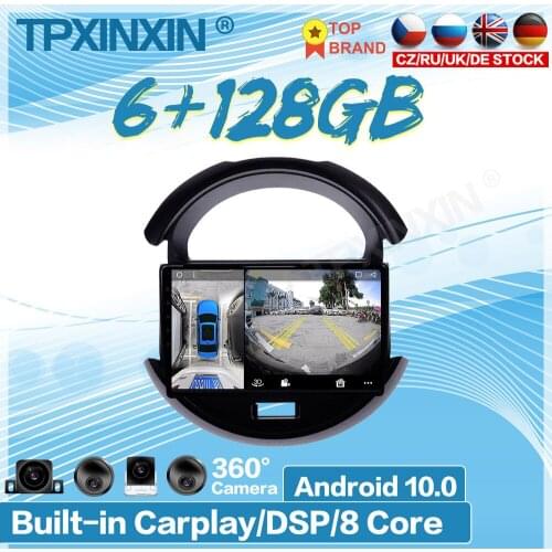 6GB+128GB For Suzuki Spresso Car Multimedia Player Recorder Stereo Android 10.0 Radio GPS Auto Audio Navigation Head Unit 360 HD