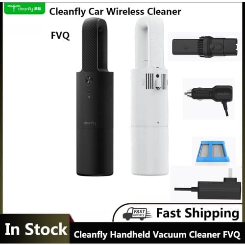 Cleanfly FVQ Wireless Handheld Vacuum Cleaner Portable Mini Car Autos Cordless Dust Cleaner Strong Cyclone Suction Dust Catcher