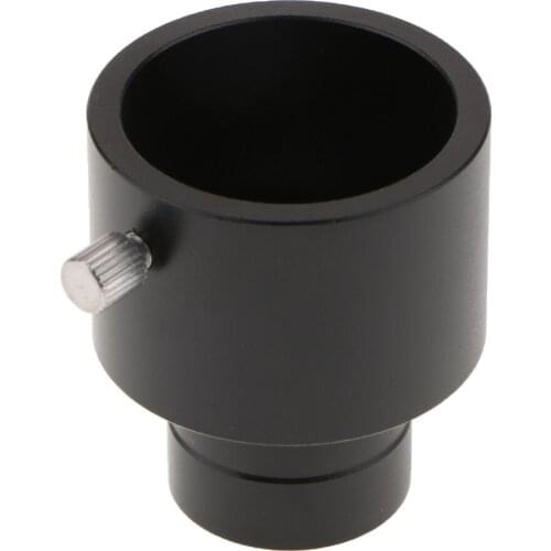 Full Metal 0.965'' to 1.25'' Telescope Eyepiece Adapter (24.5mm to 31.7mm) - Black