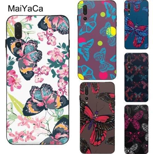 BUTTERFLY FLORAL PATTERN COLLECTION Case For Huawei Honor 10i 9 10 Lite 20 Pro 7A Pro 7C 8A 8C 8S 8X 9X Y7 Y9 Y6 2019 Nova 5T