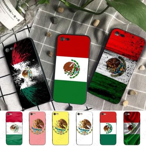 Mexican National flag emble phone cover for iPhone 11 12 6S 6plus 7plus 8Plus X XS MAX XR 5S 11pro 12pro max 12mini case coque