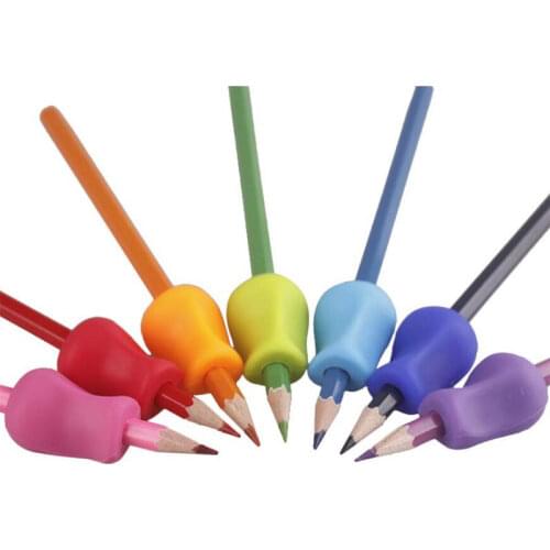 5/10PCS Cute Children Pencil Holding Practise Dolphin Fish Writing Posture Correction Device Silicone Hold A Pen Corrector