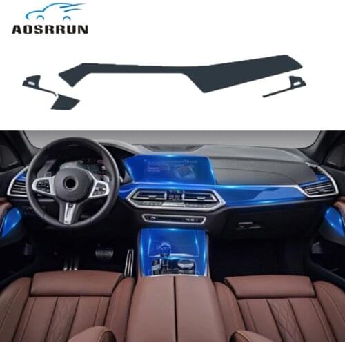 For BMW X5 2019 Instrument panel film Transparent protective film Full foil Car Accessories