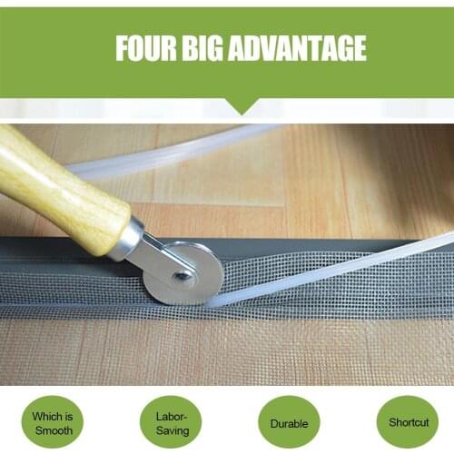 Change Window Screen Tools Presser Wheel Sand Window Net Installation Household Pulley Groove Universal Window Screen Roller