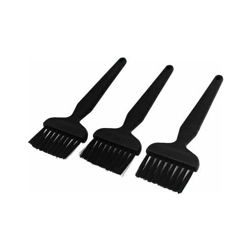 Keyboards Fans Vents Plastic Anti Static ESD Dust Cleaning Brush Black 3PCS