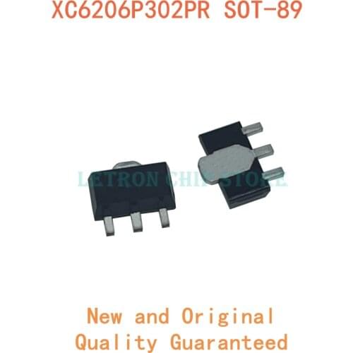 20PCS XC6206P302PR SOT89 6206A-30 6206A 3V SOT-89 new and original IC Chipset