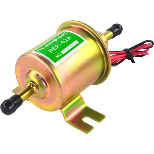 New Style 12V / 24V Electric Fuel Pump Low Pressure Bolt Fixing Wire Diesel Petrol HEP-02A For Car Carburetor Motorcycle ATV