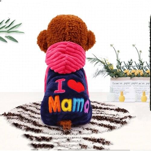 Dog clothes Cute Lovely Hoodies Sweatshirt Clothes for Small dogs Jacket Winter clothing for Teddy Chihuahua Pet Coat Costumes