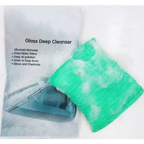 Potable Car Scratch Remover Liquid Sponge Glass Deep Cleanser Car Glass Cleaning Sponge Glass Remove Oil Film