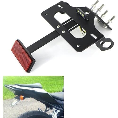 Fit For Honda CBR500R CB500F 2016 2017 2018 2019 2020 License Plate Holder Bracket Tail Tidy Fender Eliminator kit