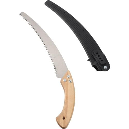 350mm Blade Length Handheld Manganese Pruning Saw 3 Cutting Edges Gardening Secateur Woodworking Logging Handsaw Tree Trimmers