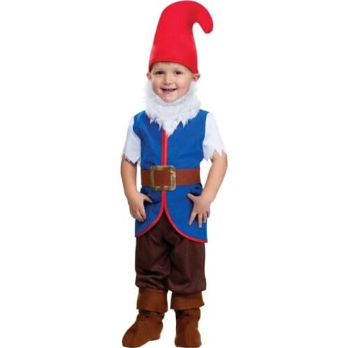 Snailify Toddler Gnome Costume For Boy Christmas Elf Costume Fairy Tale Seven Dwarfs Cosplay For Halloween Carnival Purim Party