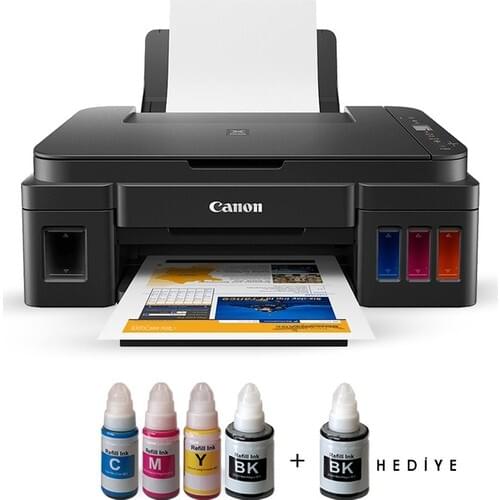 Canon Compatible Photoink Inking Pixel G2411 Printer And Ending Cartridge System Scanner Copier ink gift