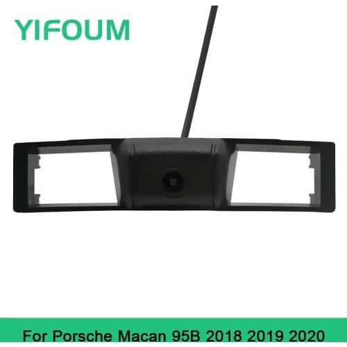 YIFOUM HD Car Front View Parking Night Vision Positive Waterproof Logo Camera For Porsche Macan 95B 2018 2019 2020