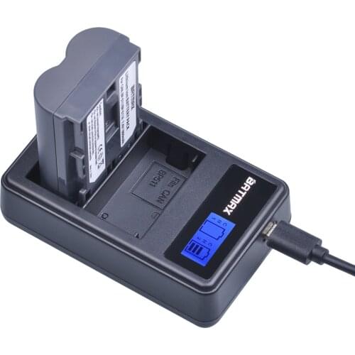 BP-511 Battery BP-511A BP511 BP511A + LCD USB Charger for Canon G6 G5 G3 G2 G1 EOS 300D 50D 40D 30D 20D 5D MV300i Digital Camera