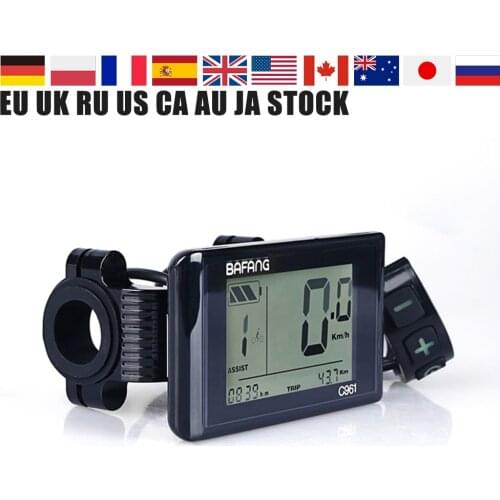 Bafang DP C01.UART C961 Mid Motor LCD Display For BBS01B BBS02B BBSHD Electric Bike Components eBike Mid Motor Conversion Kit