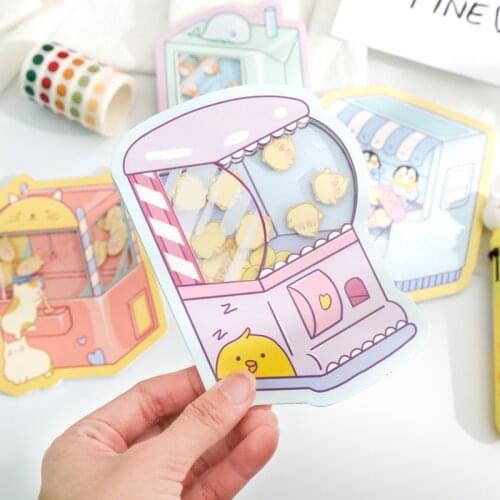 1pc Cute Penguin Animals Stereoscopic Postcard Creative DIY Greeting Wishing Cards