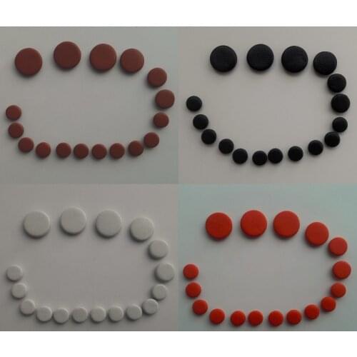 17 Pcs Leather Clarinet Sound Hole Pads Lampskin Pads