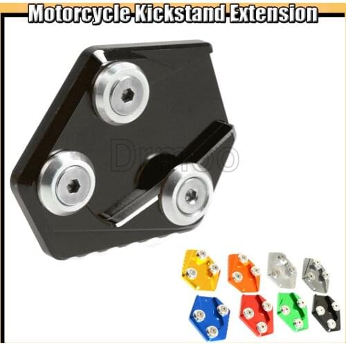 Motorcycle CNC Accessories Aluminum Side Stand Enlarge Kickstand Parts For Honda MSX125 2013-2015
