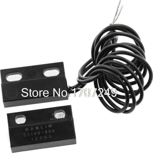 Free Shipping 10pcs Normally open reed switch plastic package with mounting hole and wire GPS-23 module sensor