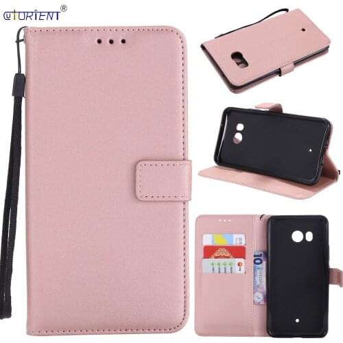 CUSORIENT Funda For HTC U11 Fashion Flip Wallet Fitted Case U-3F U-3W U-3U Card Slot Phone Bag HTV33 601HT Leather Bumper Cover