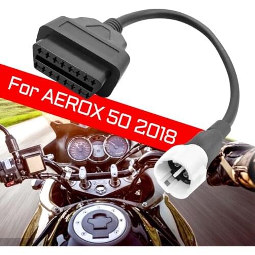 3 Pin to OBD2 Diagnostic Tool Code Reader Adapter Cable for Yamaha X-MAX N-MAX MT-125 Motorcycle