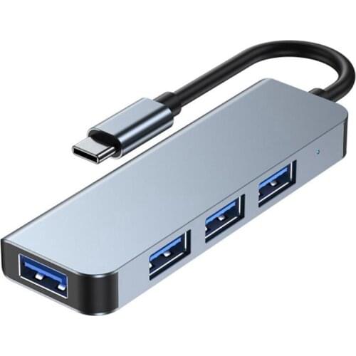 AU42 -Type-C Docking Station USB3.1 Hub High-Speed Transmission Notebook Extension Splitter