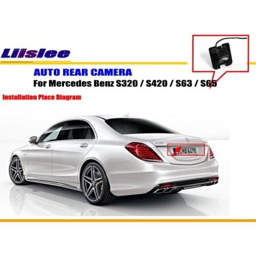 Liislee Car Rear Camera For Mercedes Benz S320 / S420 / S63 / S65 / Back Parking Camera / HD CCD RCA NTST PAL / Reverse Hole CAM