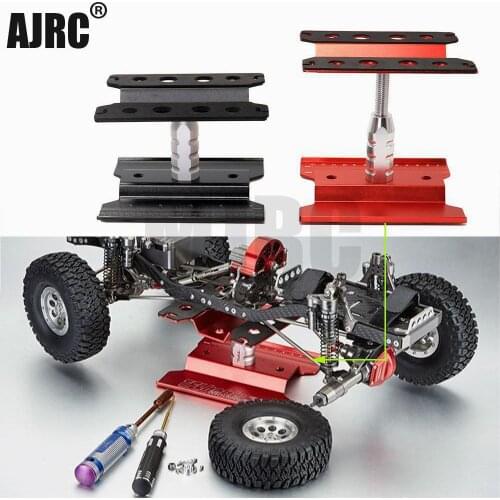 Metal Repair Station Work Stand Assembly Platform for 1/10 1/8 RC Car Traxxas TRX-4 Axial SCX10 90046 D90 RC Crawler TRX-6 HSP