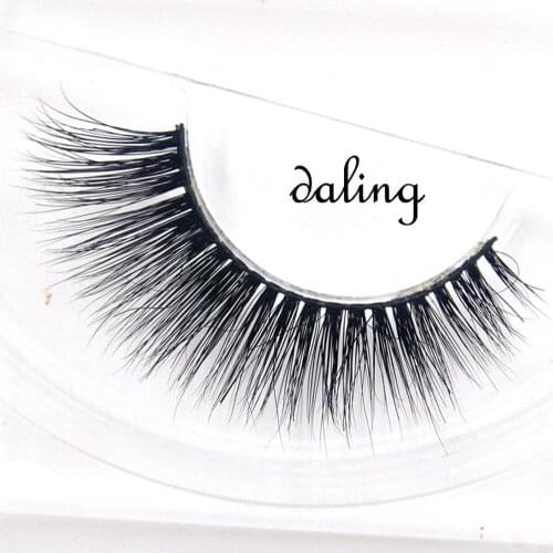Mink Eyelashes 3d mink hair lashes luxury popular long thick Volume mink lashes reused long lasting Black Cotton Stalk eyelashes
