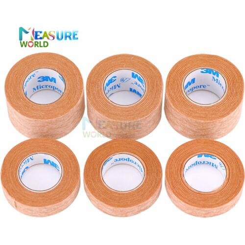 Wholesale 3M Micropore Surgical Tape Thin and Soft Best Quality Tape for Eyelash Extensions Tools Gentel On Skin 1pc
