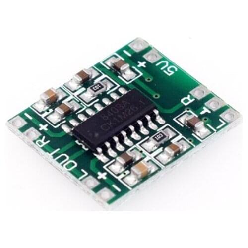 PAM8403 Super Mini Digital Amplifier Board 2 * 3W Class D Digital Amplifier Board Efficient 2.5 To 5V USB Power Supply