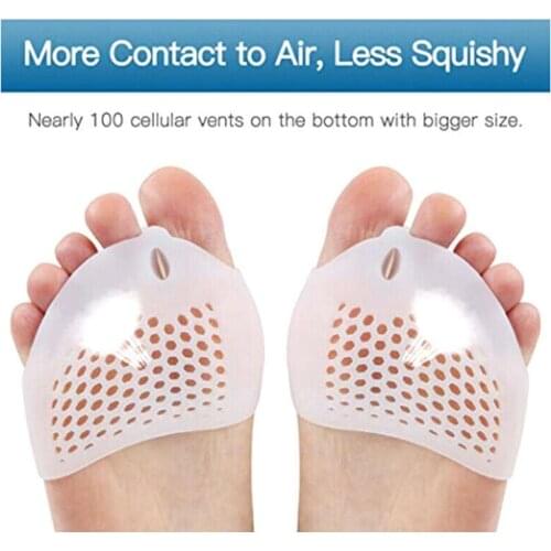5 Holes Silicone Pedicure Foot Care Fixed Toe Separator Overlapping Toe Legs Finger Protector Valgus Correction Hallux W3W0