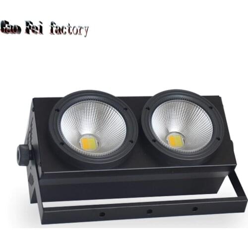 LED Cob Wash Audience Lamp 2 Eyes Flood Lighting 2X100W DMX Matrix Lights Par Stage Uplighting For Dj Disco Concert